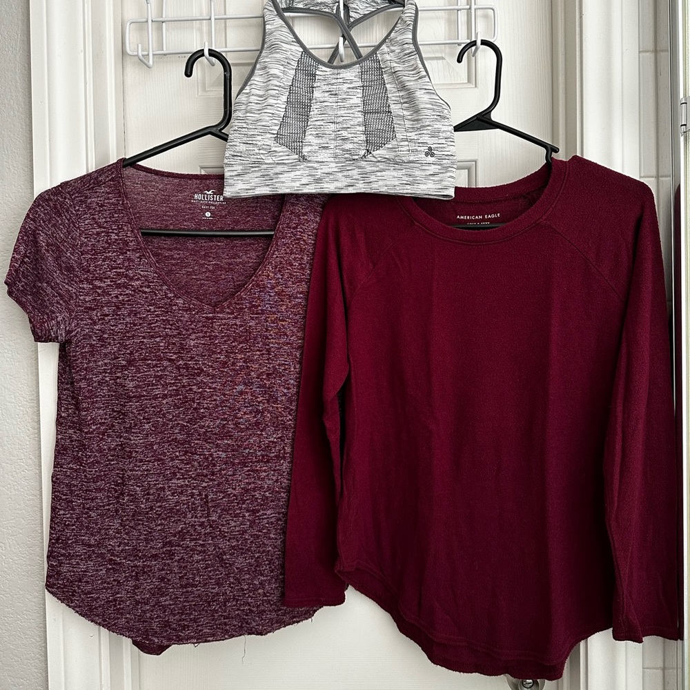 Hollister & American Eagle tops